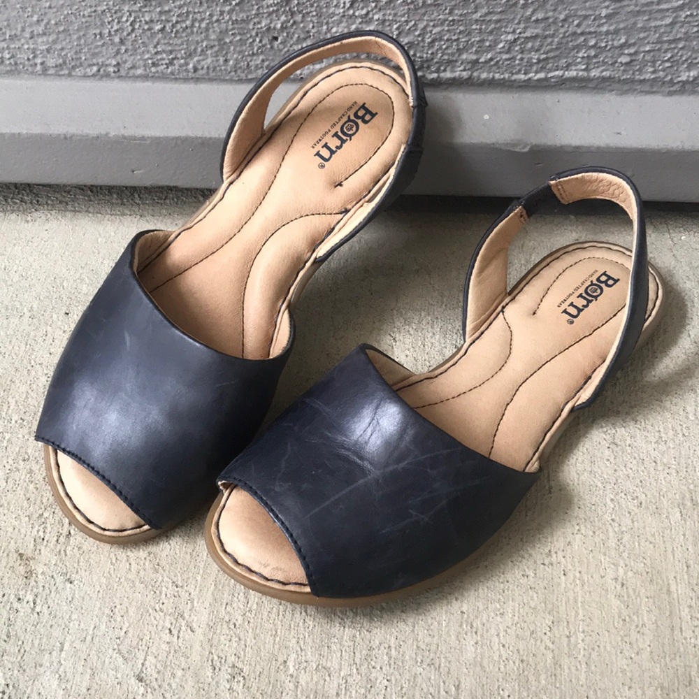 Born leather slip-ons